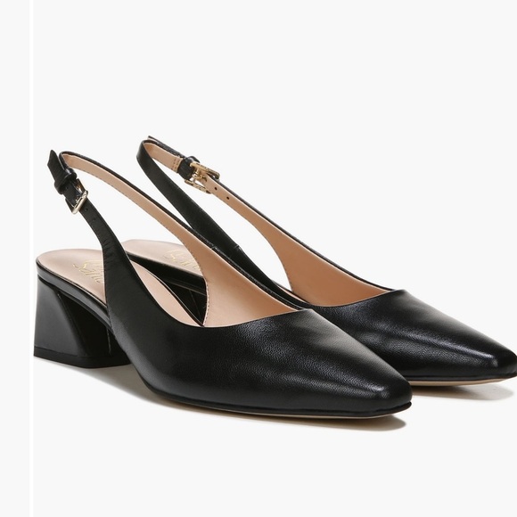 Franco Sarto black kitten heels - Picture 1 of 6